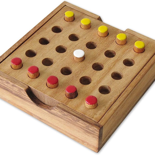 El juego de mesa BOBAIL® para 2 jugadores a partir de 6 años en madera maciza, estrategia y reflexión, juego rápido, exclusividad el delirio