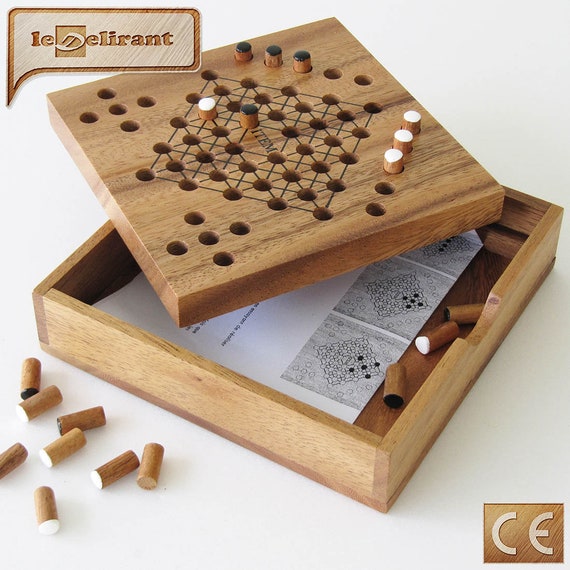 Gioco da tavolo di strategia ITEM® per 2 giocatori in legno