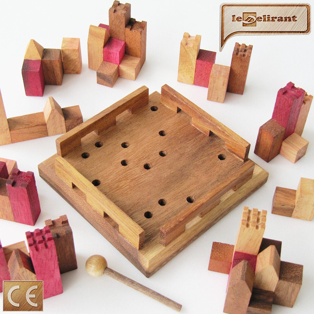 Boîte Secrète Casse-tête En Bois – Dès 7 Ans – Difficulté 2/6 – Marque Française Le Délirant, Solution Illustrée Incluse