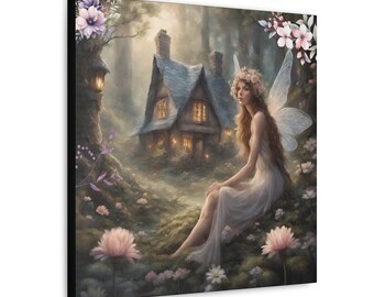 Ethereal Fairy art Canvas Gallery Wraps, Fairy art, Fairy home decor, Mythical wall art, Trending gifts