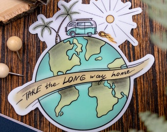 Take A Hike Vinyl Sticker Scrapbook Car Decal Bumper Sticker Waterproof ...