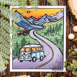 Open Road Vinyl Sticker Scrapbook Auto Decal Bumper Sticker Waterdichte Laptop Telefoon Waterflessen Journals en Planning Notebooks