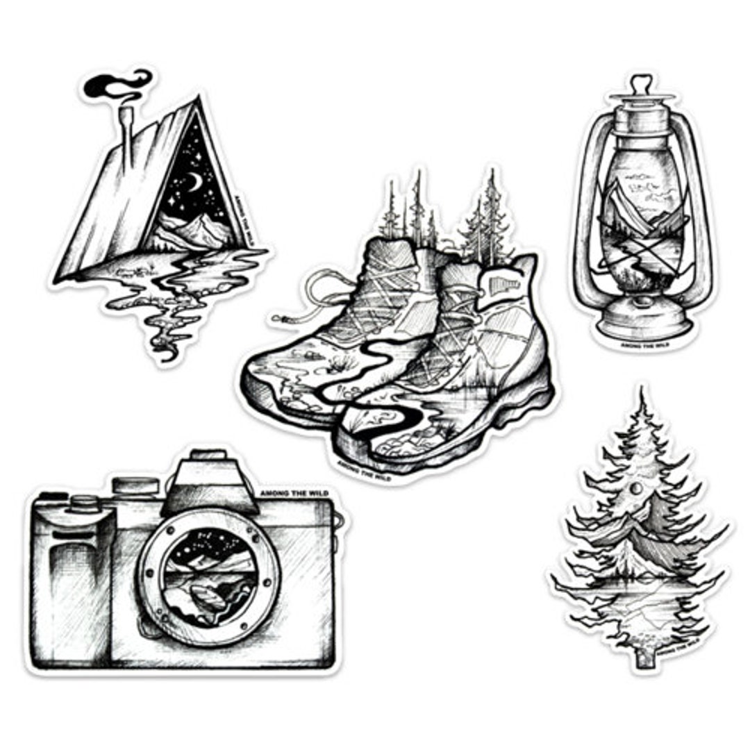 Rugged Sticker Pack Vinyl Sticker Scrapbook Car Decal Bumper Waterproof ...