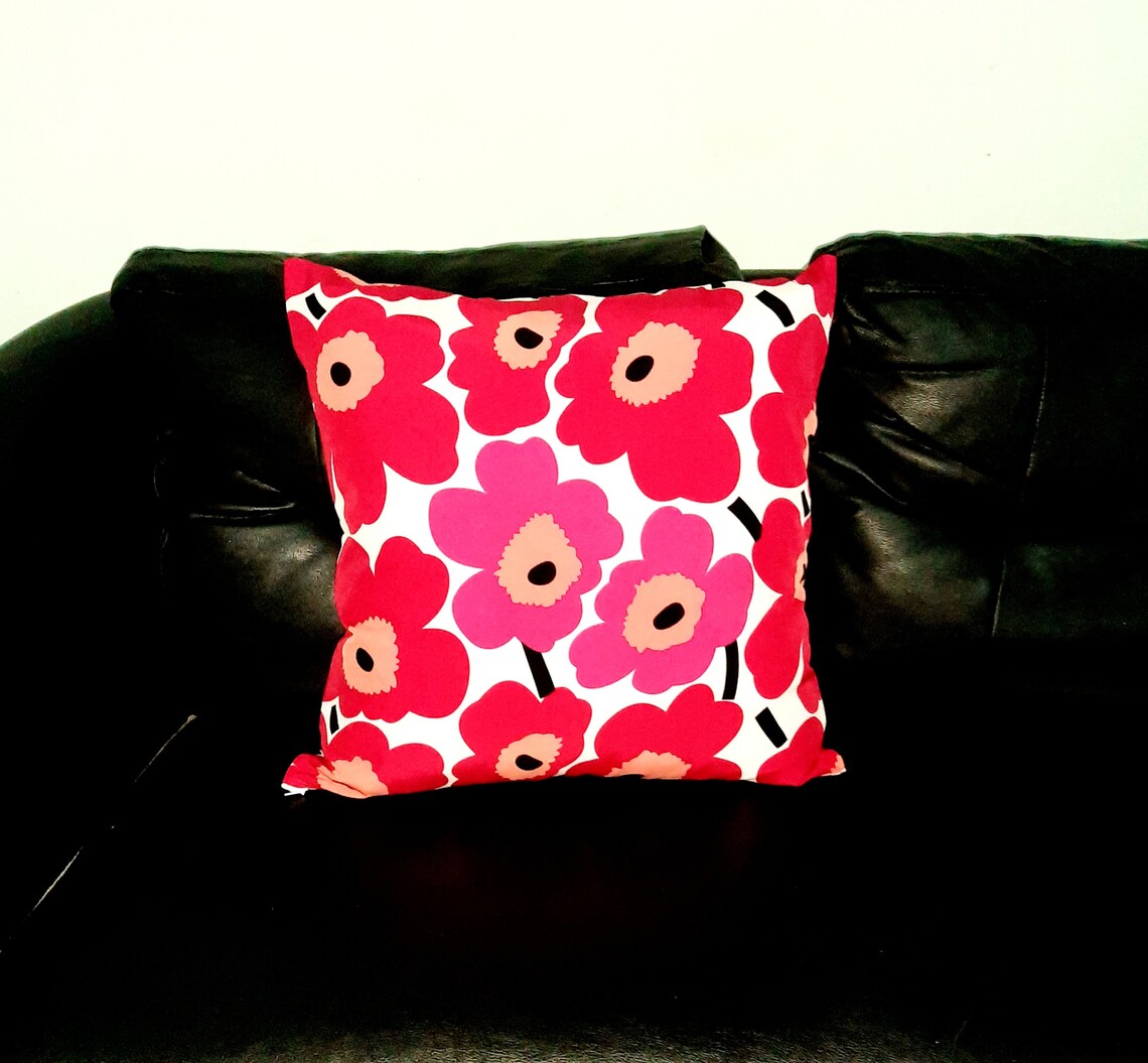 Handmade Marimekko Pillow Cover Pillow Case Etsy