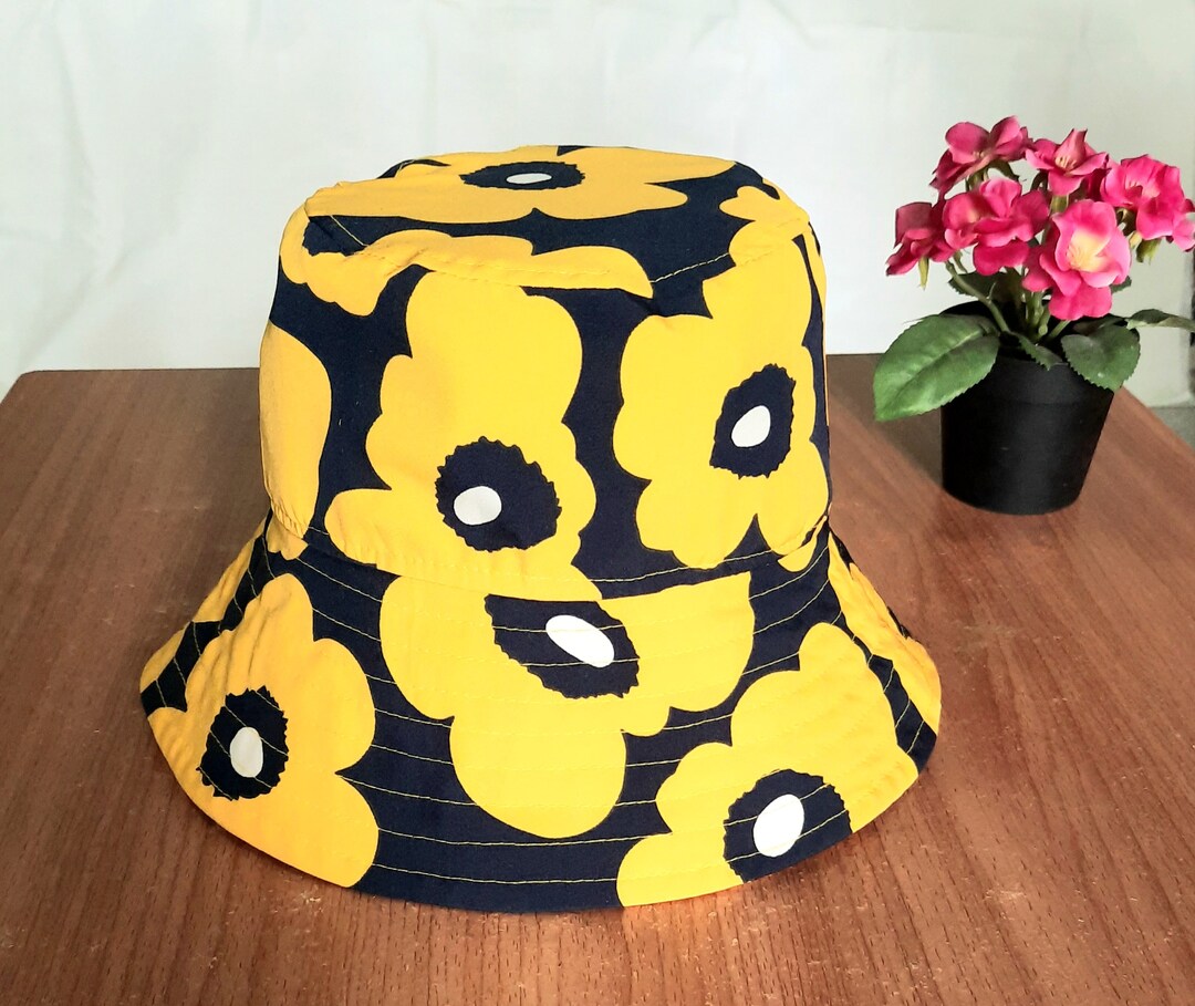 Hand Made Marimekko Bucket Hat. Etsy