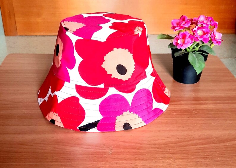 Hand Made Marimekko Bucket Hat. Etsy