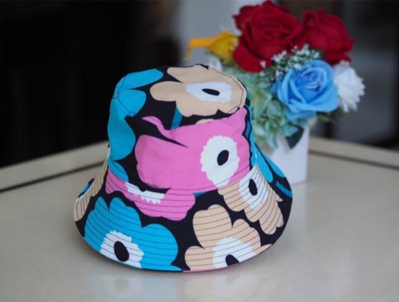 Hand Made Marimekko Bucket Hat. Etsy