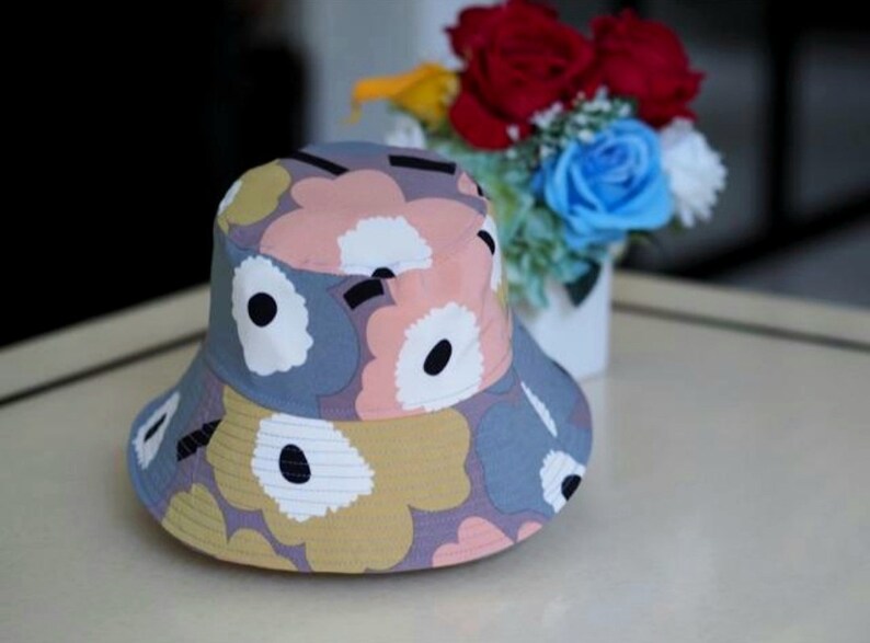Hand Made Marimekko Bucket Hat. Etsy