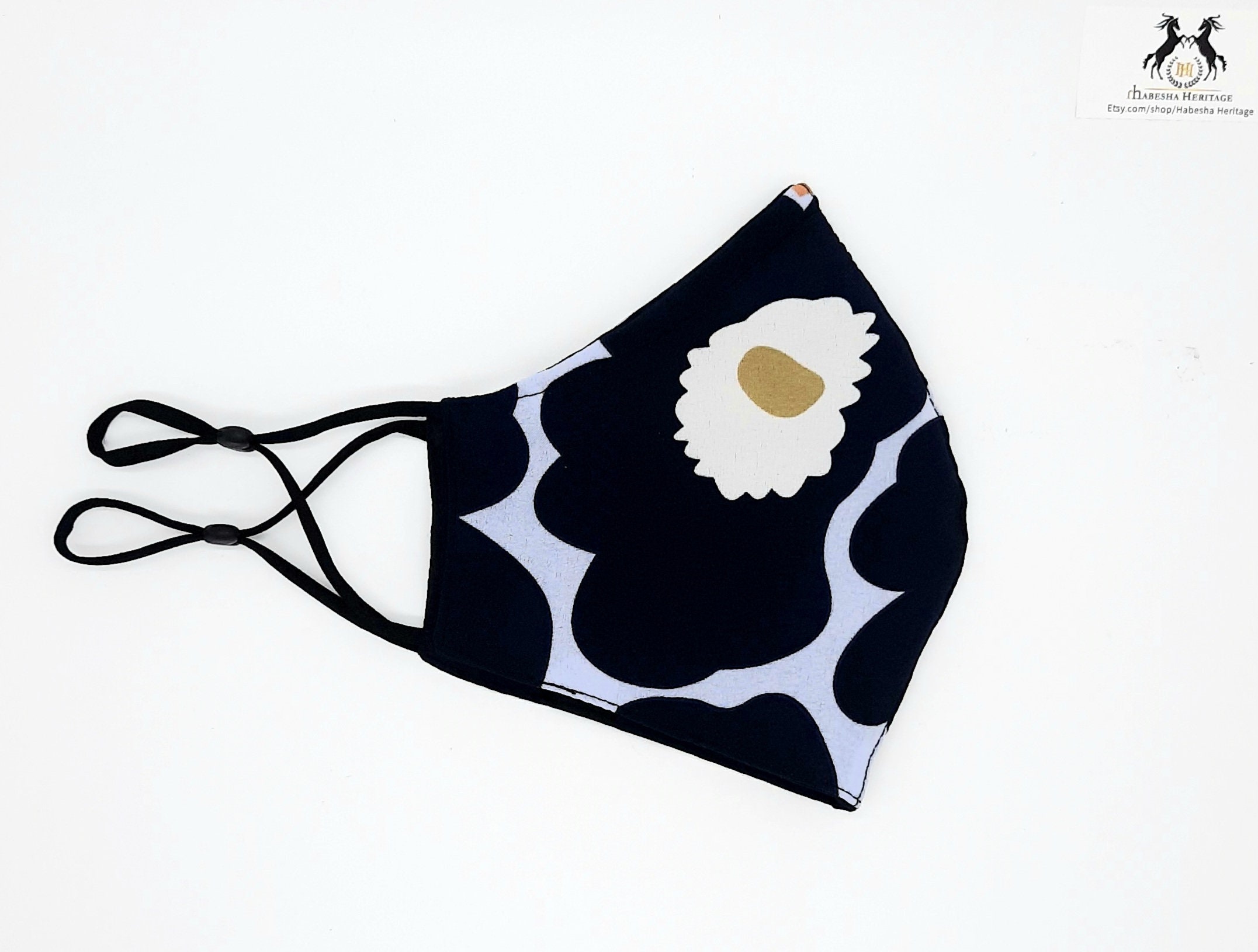 3 Layers Washable and Reusable Cloth Mask With Headband and PM Etsy UK