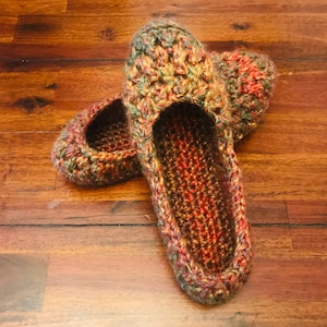 Patrón de pantuflas cómodas de crochet, patrón de pantuflas de casa, patrón de pantuflas de mujer, descarga digital instantánea en PDF