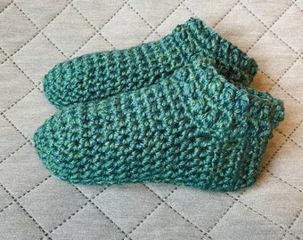 Winter Ankle Socken Häkelanleitung, Socken Muster, Haus Hausschuhe Muster, verschiedene Größen, Instant PDF Digital Download
