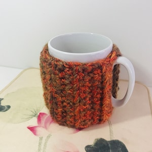 Mug Cozy Crochet Pattern, Hand Warmer, Crochet Coaster, Kitchen Decor, Dining Room Decor, Easy Pattern, Instant PDF Digital Download
