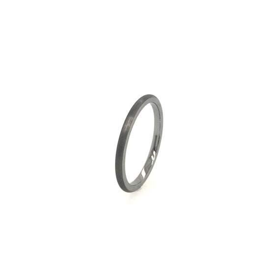 Anello Nuziale Uomo In Titanio Spazzolato Opaco 8mm - Nichel Free, Ipoallergenico, Multicolore - 3