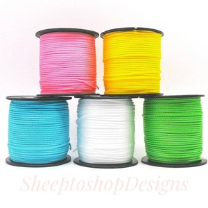 1 m PP cord / cord 1.5 mm, various colors, for pacifier chains, gripping toys, stroller chains, DIN EN 71-3 image 2