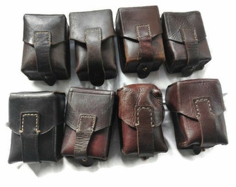 belt leather pouch