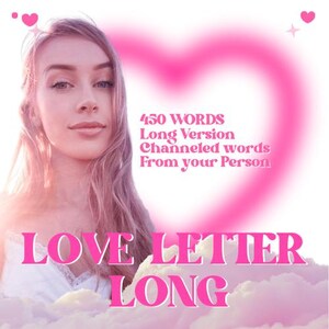 LIEBE Nachricht von Ihrer Person Lange Version | Psychische Lesung | Benutzerdefinierte Liebesbrief Channeled POI | Am selben Tag | Seine Gedanken | Zwillingsflamme | EX