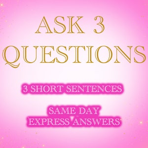 Psychic Reading Ask 3 Questions | Short Fast EXPRESS | Same Day | Relationships | Finances | Clairvoyant | Accurate Psychic Reading 5 STARS