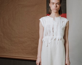 Zero Waste Silk - Cotton - Linen  Dress Limited Edition