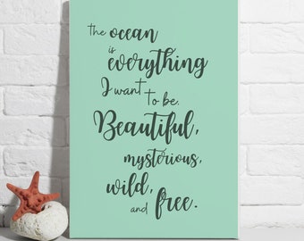 Personalized Custom Quote Canvas, , Custom Quote Wall Art