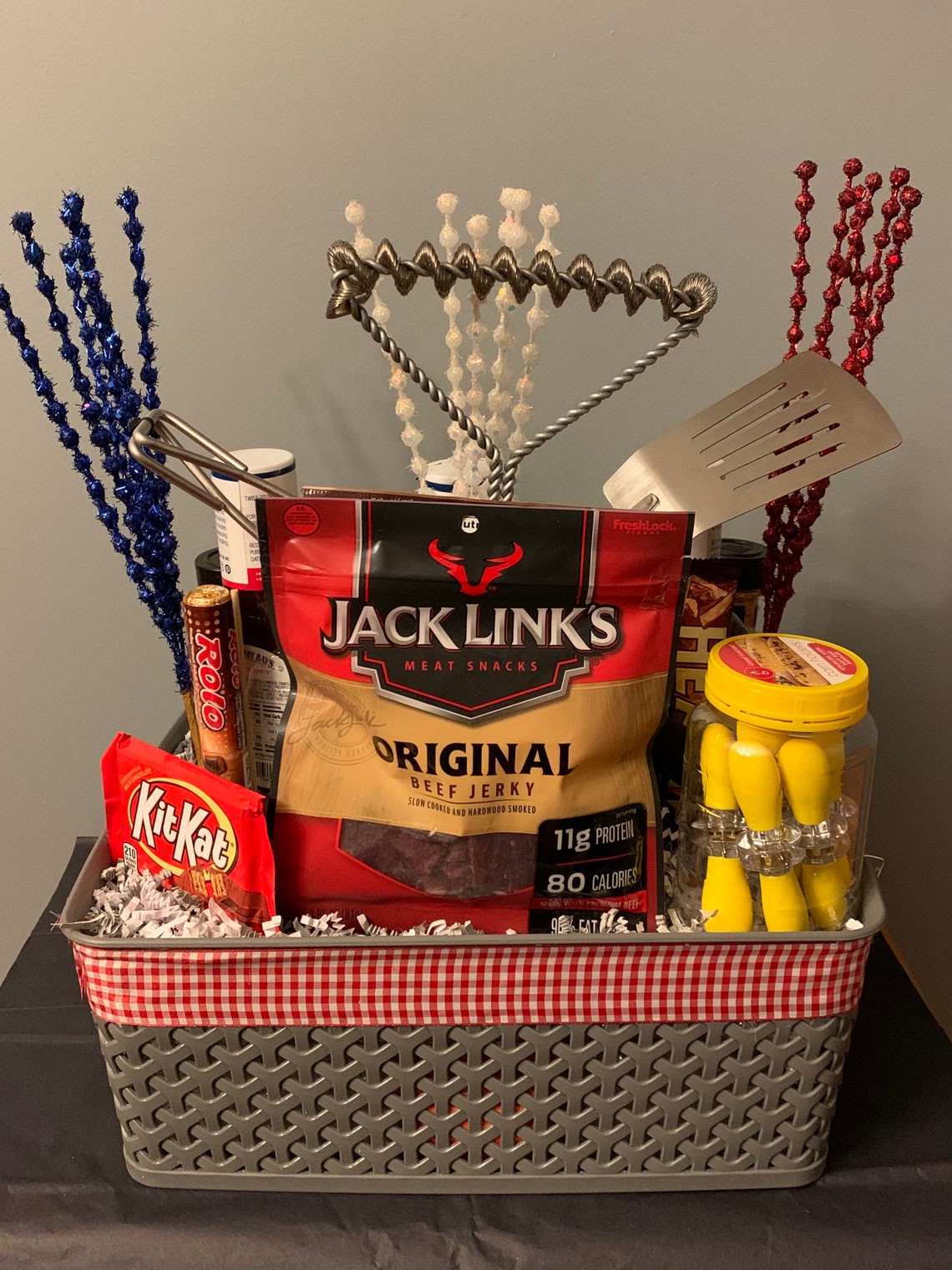 Grill Basket Fathers Day Gift Basket Gift for Dad Grilling Gifts ...