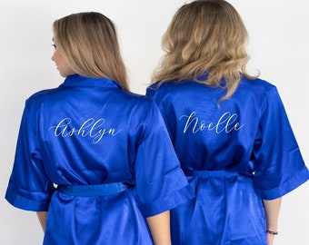 Bridesmaid Robes, Bridesmaid Gift, Satin Bridal Robe, Bridal Robes, Bridesmaid Proposal, Wedding robes