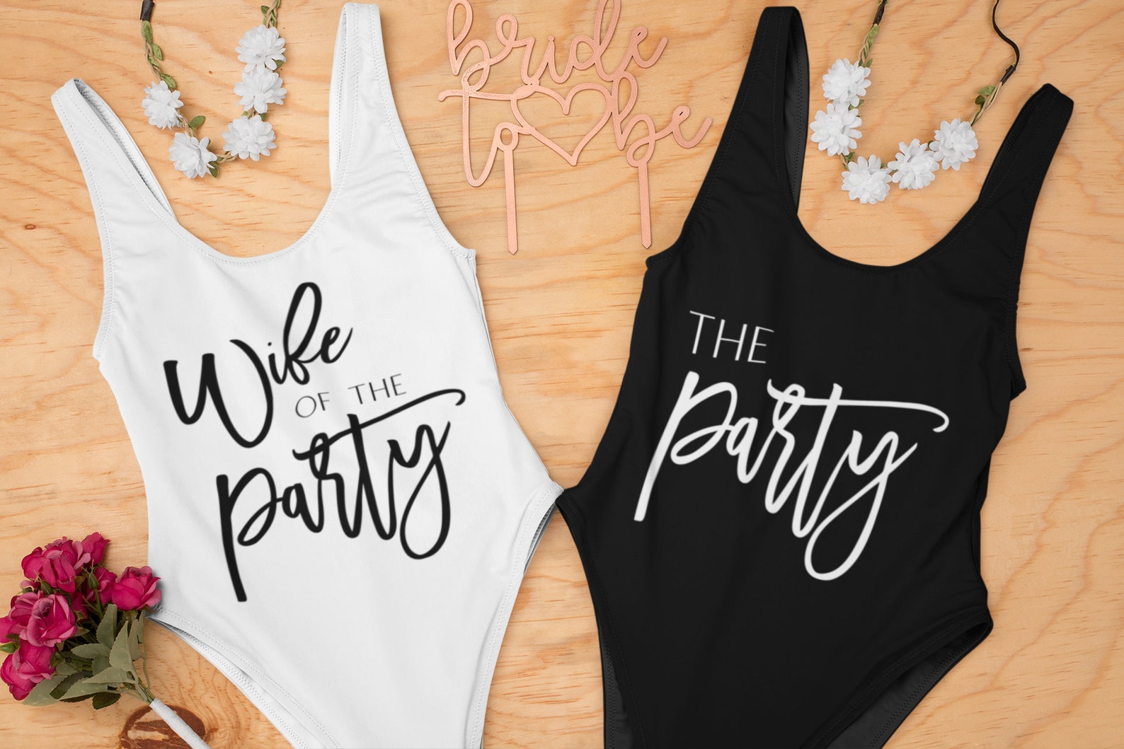 wife of the party one piece swimsuit