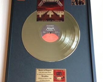 Metallica Master Of Puppets 1986 Us Heavy Metal Vinyl Lp Etsy