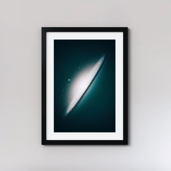 Sombrero Galaxy (Fine Art Print) Hubble NASA Space Poster