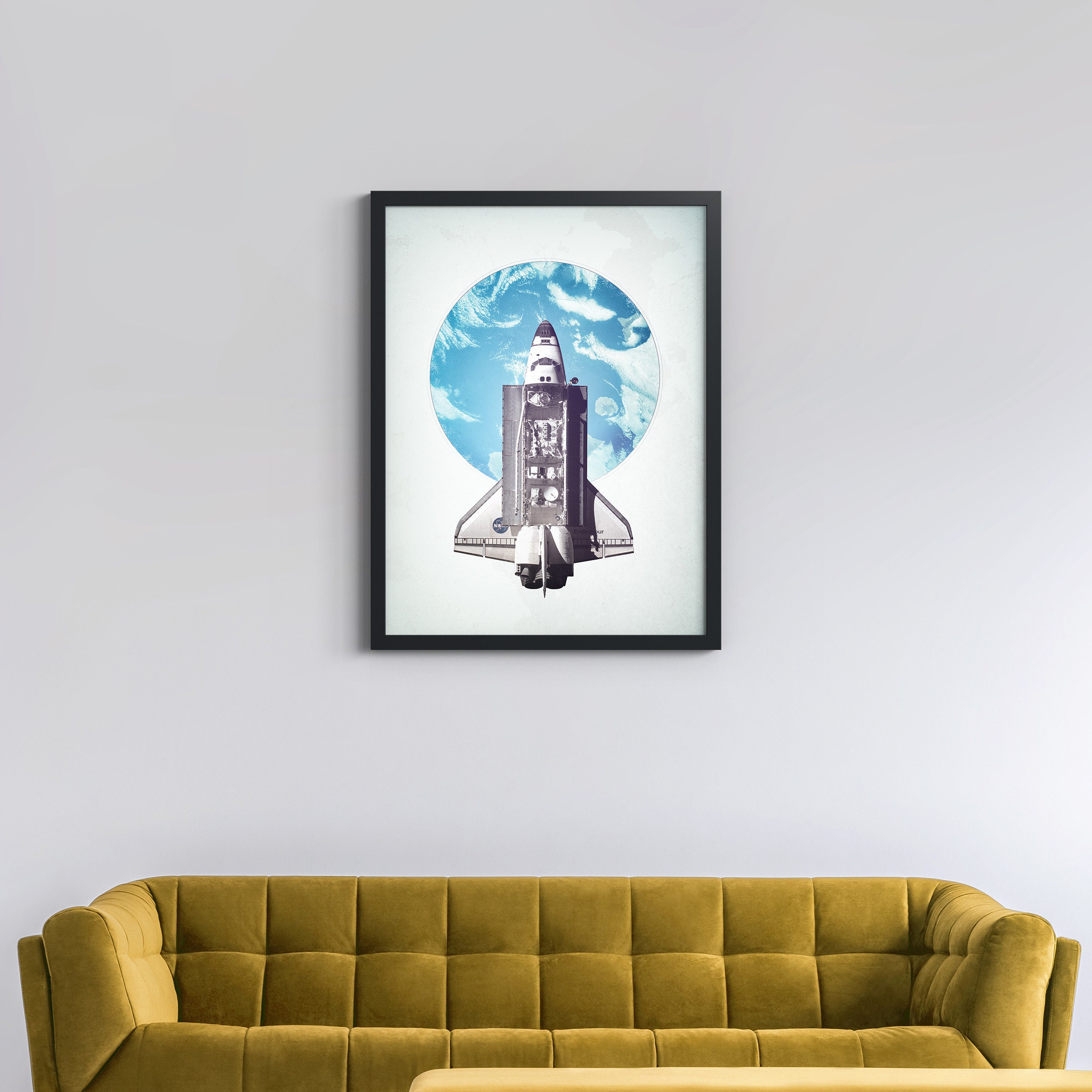 NASA Space Shuttle fine Art Print Vintage Space Poster - Etsy