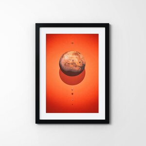 Mars (Fine Art Print) Space Poster