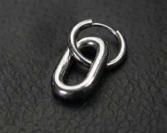 RAW | Handmade Stainless Steel Earring | Industrial Rave Jewellery
