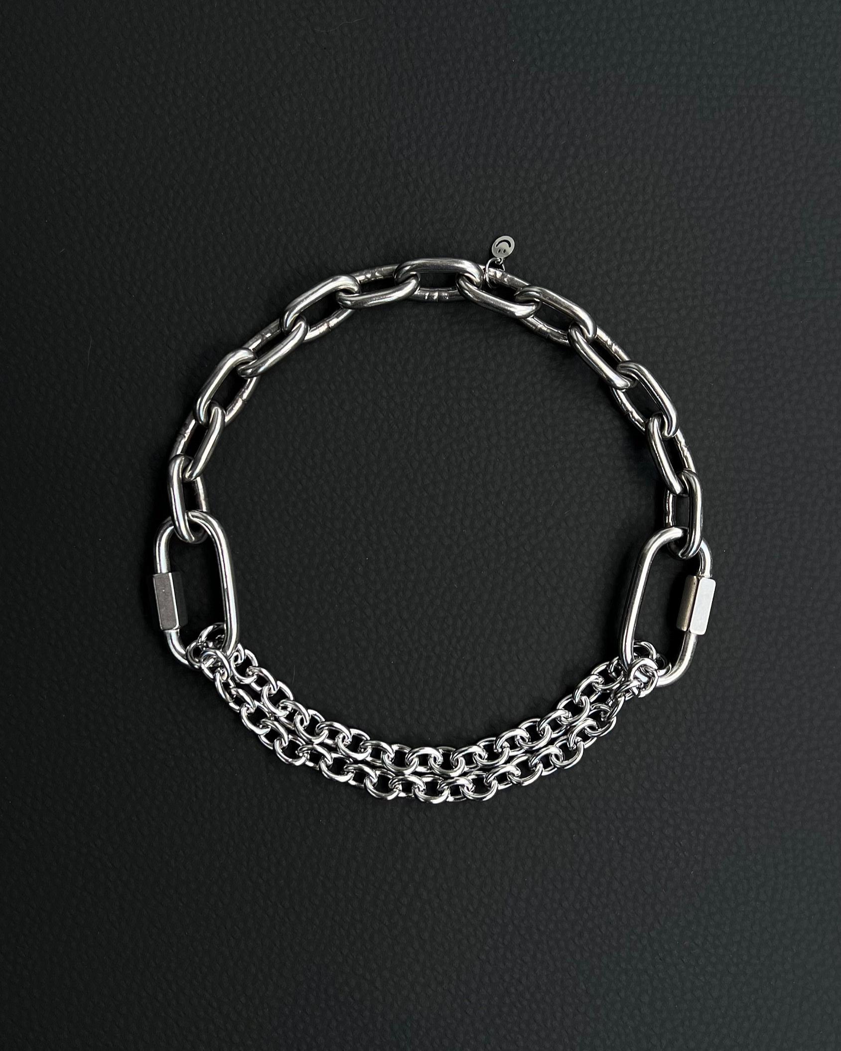 Collier Large En Argent Sterling 925 Esprit - 54 Grammes, Tour De Cu Occasion