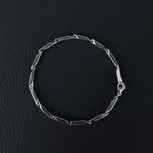 Slab • Bracelet • Stainless steel • Chain • Rave