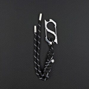 BLADE / Llavero de acero inoxidable / Joyería industrial para fiestas rave