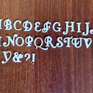 Lettere dell’alfabeto maiuscole in gomma eva