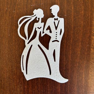 Cake topper Sposi in gomma eva