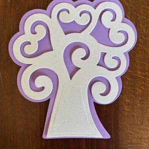 Albero della vita in gomma eva per decorazioni torte scenografice e bigliettini