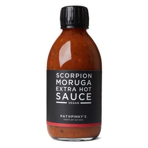 Scorpion Moruga Extra Hot Sauce | Pat  and  Pinky's | 250ml | Vegan