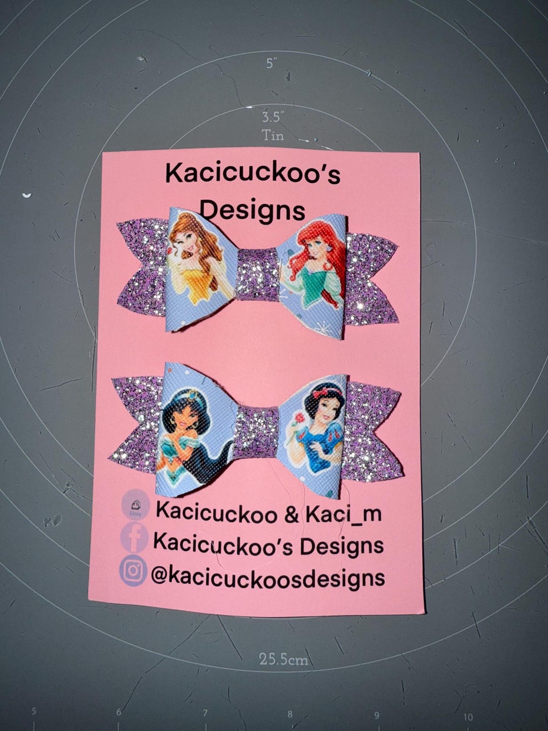 Handmade Disney Princess Inspired Bows - Etsy