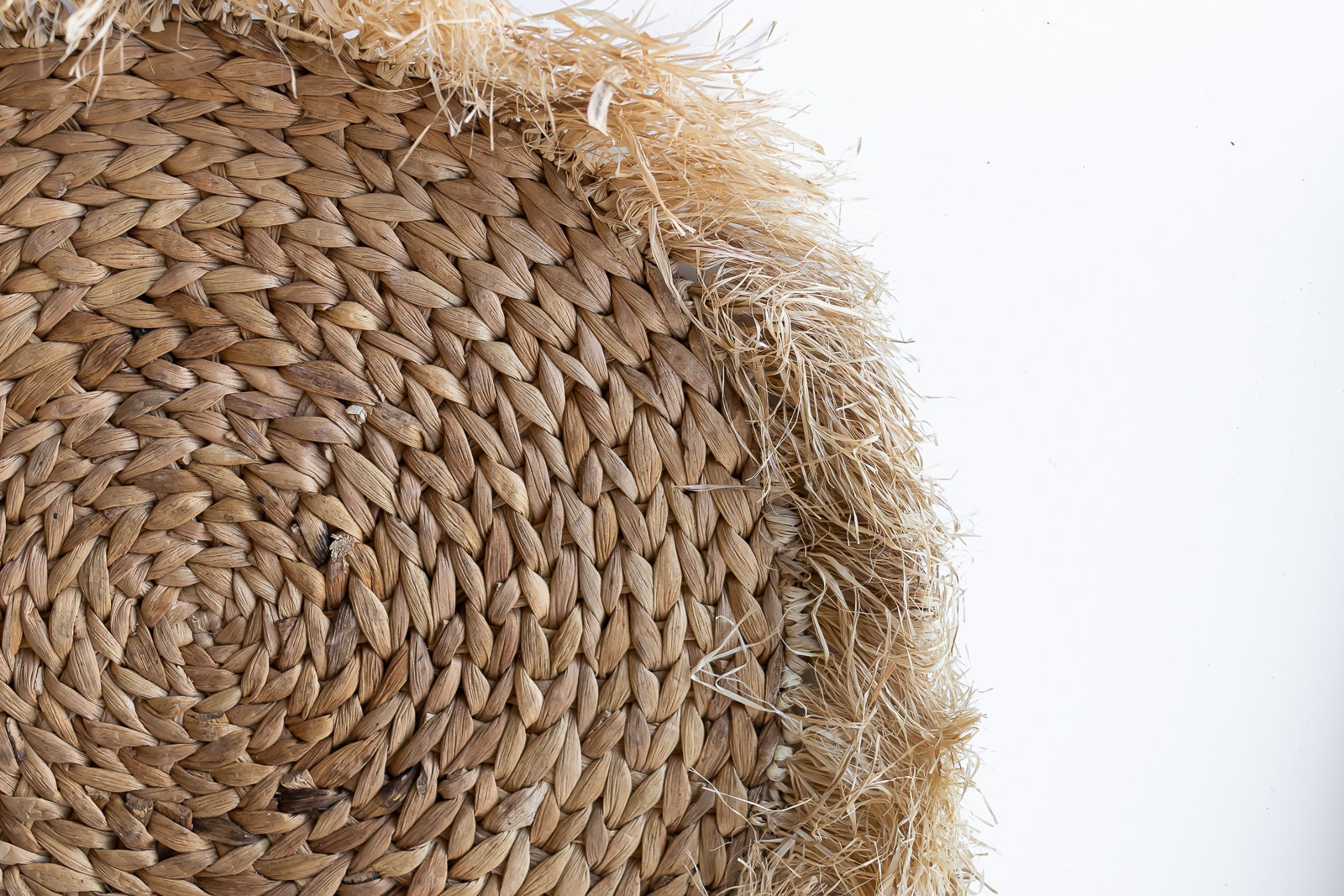 NEW Woven water hyacinth placemat 40 cm Etsy