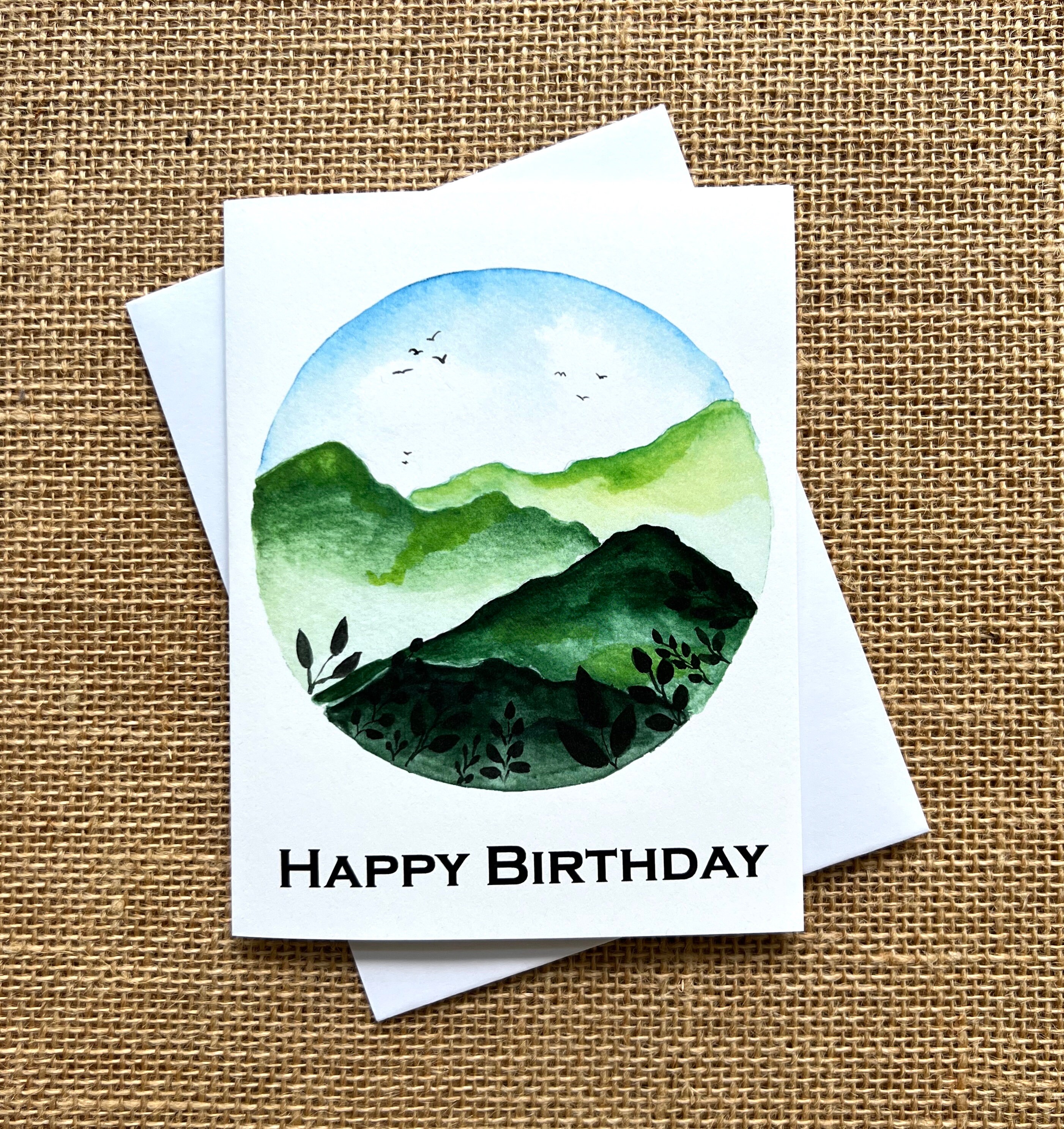 Beautiful Handmade Eco-Friendly Birthday Card - View #6