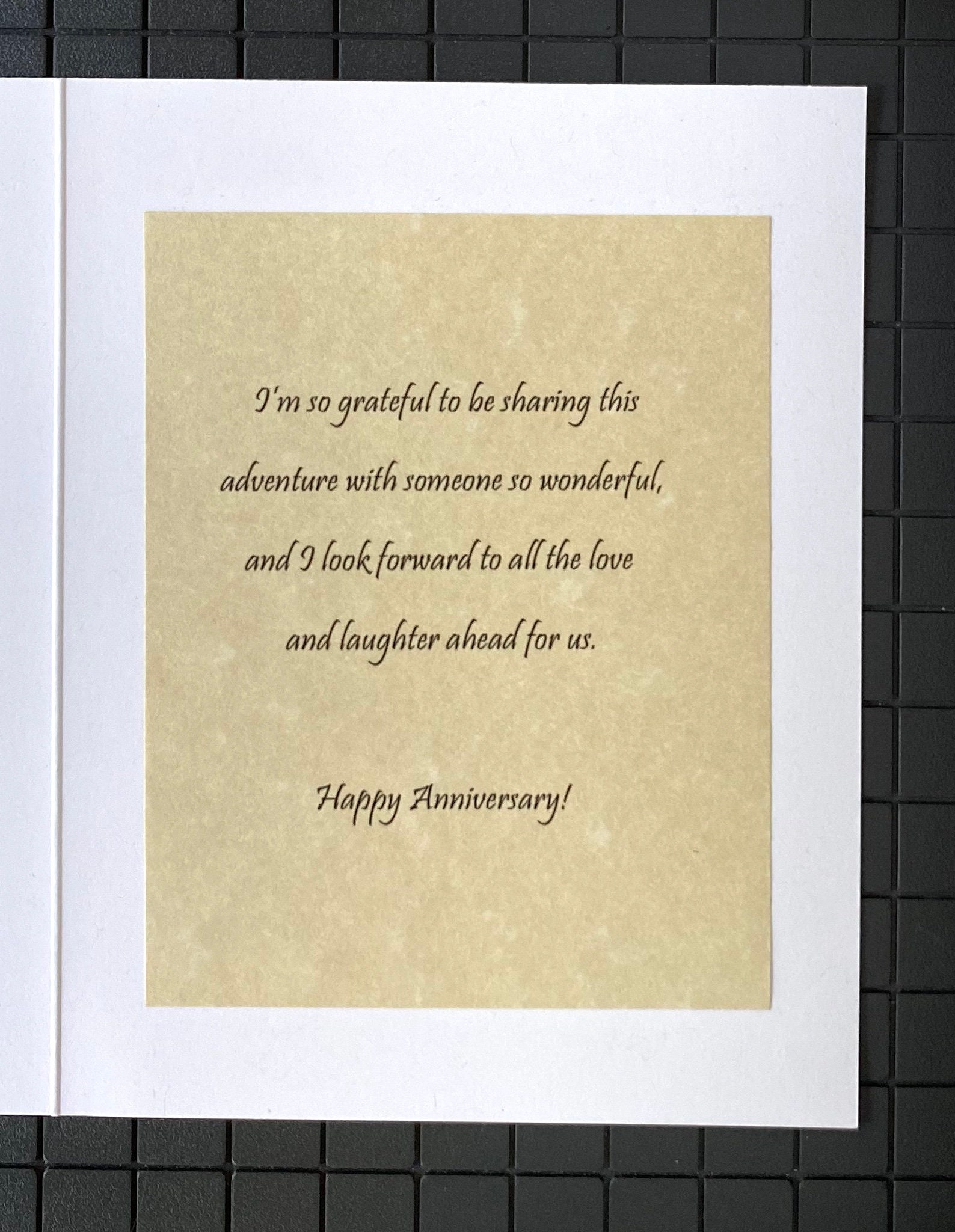 Happy AnniversaryPurple FlowersGreeting Etsy