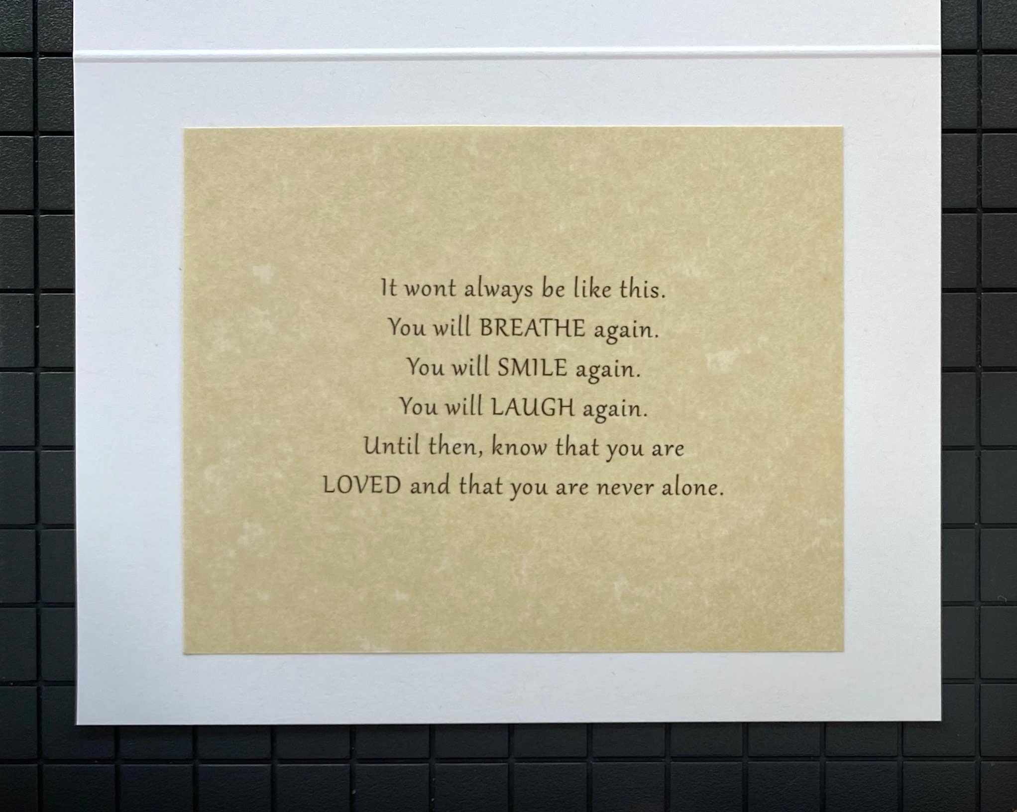 Encouragementemotional Supportgreeting Cardhandmade100 Etsy