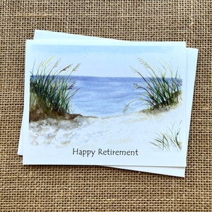 Retirement-Greeting Card -100% Recycled Paper-Handmade-Size A2-4.25"x5.5"
