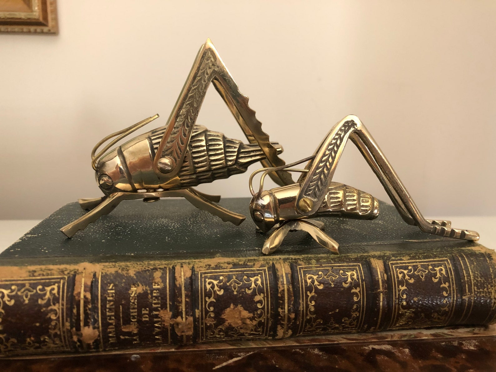 Brass Cricket Good Luck Hearth Cricket Two Sizes Etsy