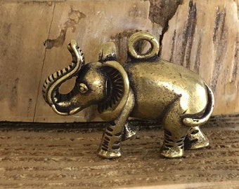 Brass Elephant Pendant | Brass Elephant Ornament