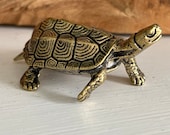 Small Brass Turtle