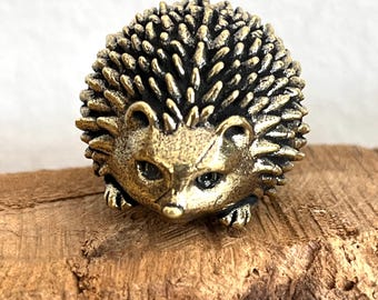 Miniature Brass Hedgehog | Miniature Brass Porcupine