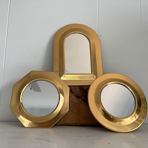 Small Brass Mirrors | Brass Wall Mirrors