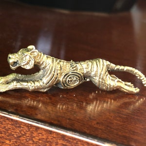 Miniature Brass Tiger | Zoo Animal